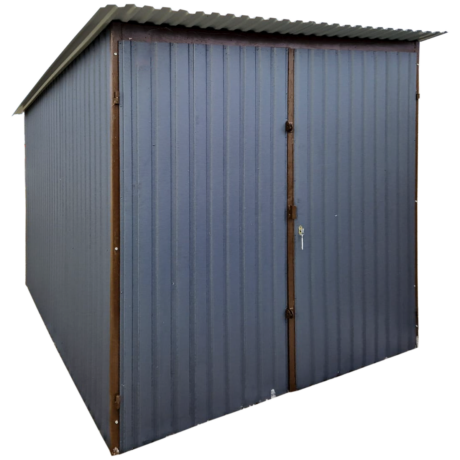 Garaż blaszany akrylowy 2x3