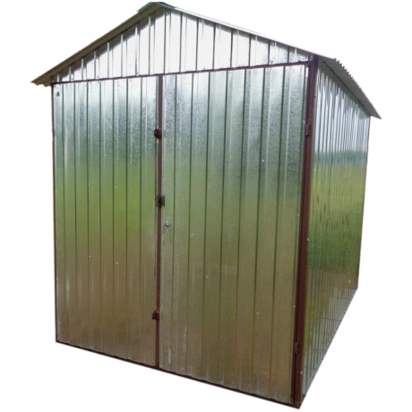 Garaż blaszany 2x3 dwuspad