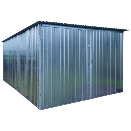 Garaz blaszany 3x5 konstrukcja ocynkowana
