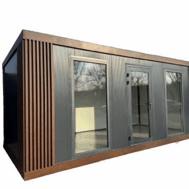 Pawilon z witrynami 6x2,8