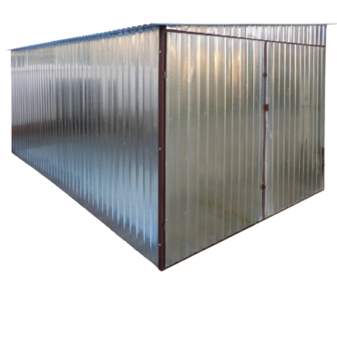 Garaż blaszany 3x5 spad dachu na lewo