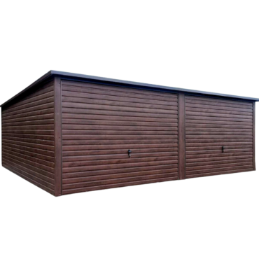 Garaż PREMIUM 6x5 spad dachu na tył