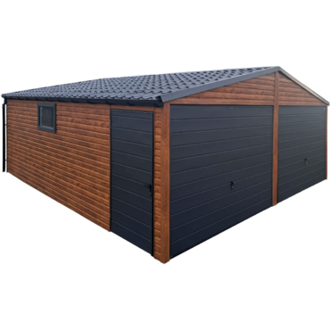 Garaż PREMIUM 6x6 ORZECH