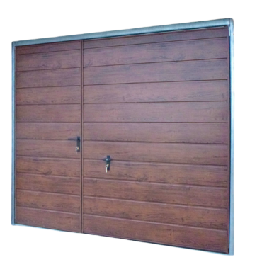 brama 2,70x2,20 orzech + drzwi